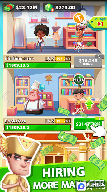 Idle Mall Tycoon - Business Em<span>(No Ads)</span> screenshot image 1_Androidswiki.net