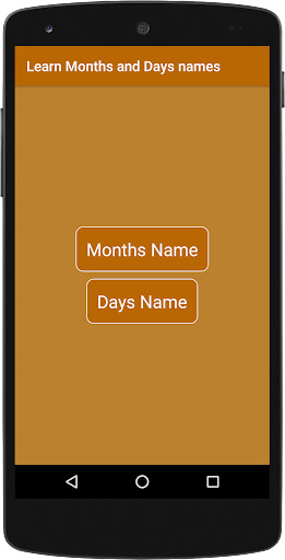 Learning Days of the Week and Months of Year names screenshot image 1_Androidswiki.net
