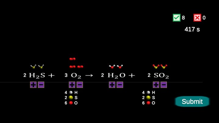 Chemical Equations - Game screenshot image 5_Androidswiki.net