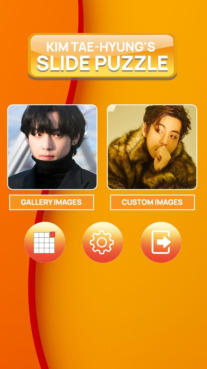 Kim Tae-Hyung Slide Puzzle screenshot image 1_Androidswiki.net