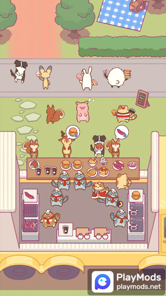 Idle Cat Restaurant<span>(Unlimited Money)</span> screenshot image 2_Androidswiki.net