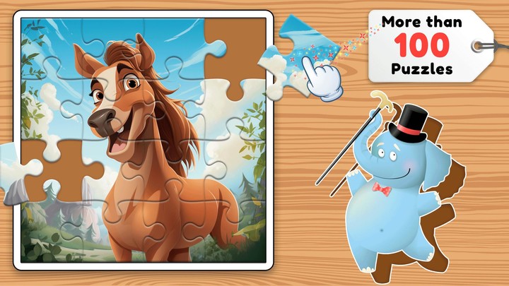 Animal Jigsaw Puzzles: Kids screenshot image 2_Popularmodapk.com