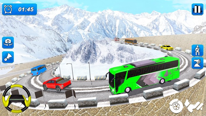 Snow Bus Simulator Games screenshot image 3_Androidswiki.net