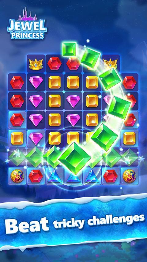Jewel Princess - Match 3 Froze screenshot image 4_Androidswiki.net