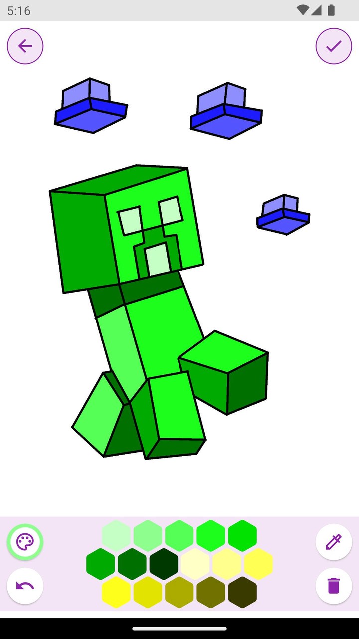 Coloring Pages for Minecraft screenshot image 4_Androidswiki.net