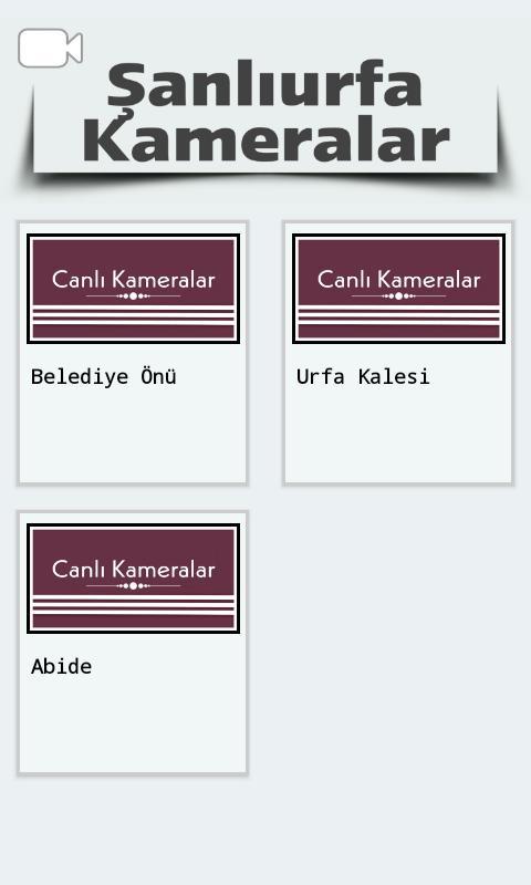 Şanlıurfa Şehir Kameraları screenshot image 2_Androidswiki.net