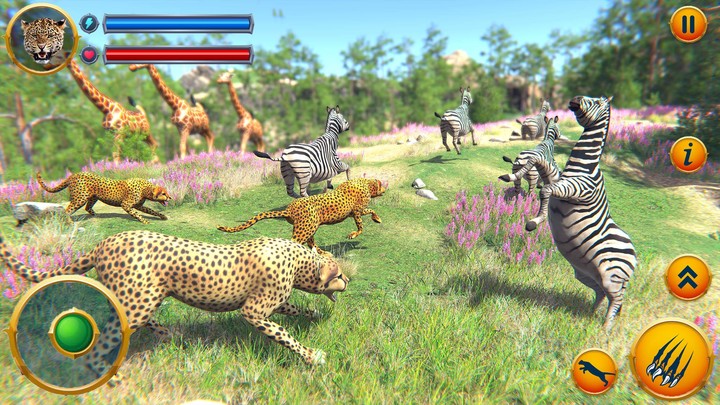 Wild Cheetah Family Simulator screenshot image 8_Androidswiki.net