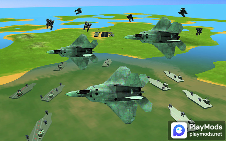 F22 vs Robots - Air Shooting<span>(Unlock all levels)</span> screenshot image 4_Popularmodapk.com