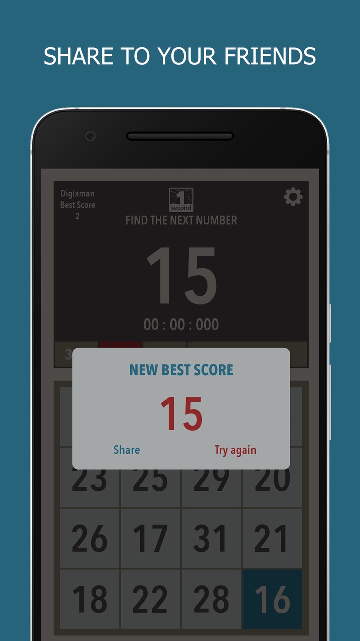 1Second: Number screenshot image 5_Androidswiki.net