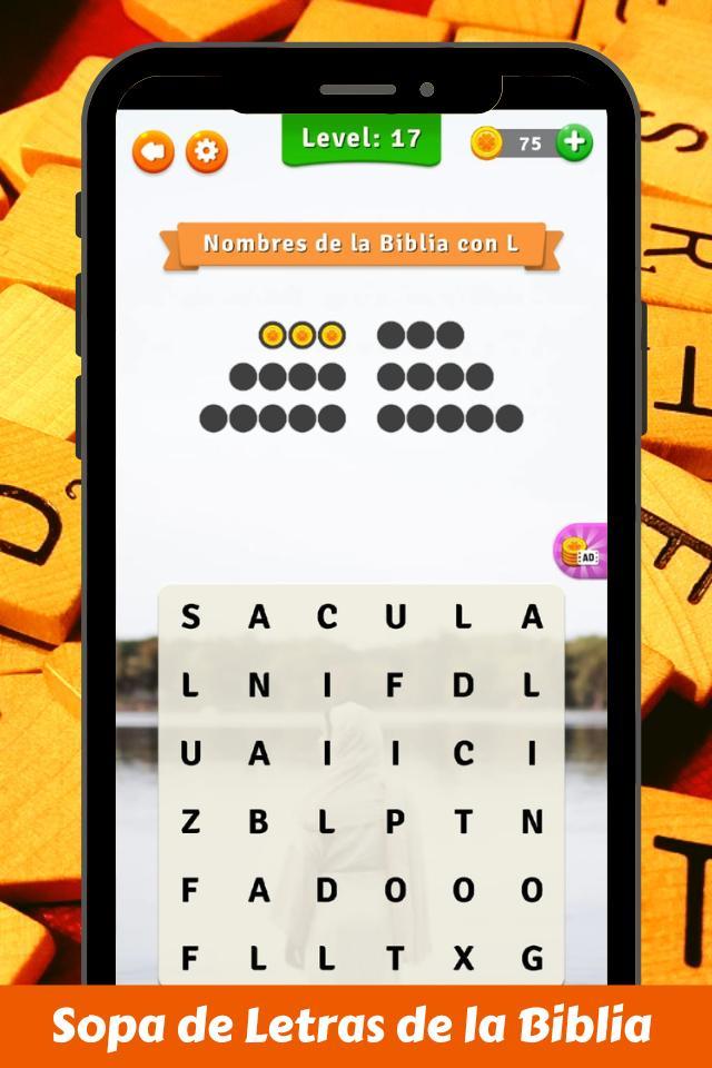 Sopa de Letras de la Biblia Gr screenshot image 3_Androidswiki.net
