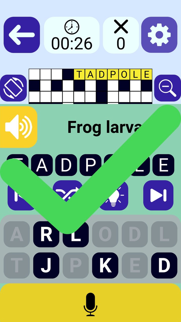 Word Speaking Vocal Crossword screenshot image 4_Androidswiki.net