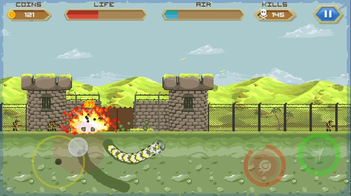 Deep Worm 2 - Worm attack screenshot image 1_Androidswiki.net