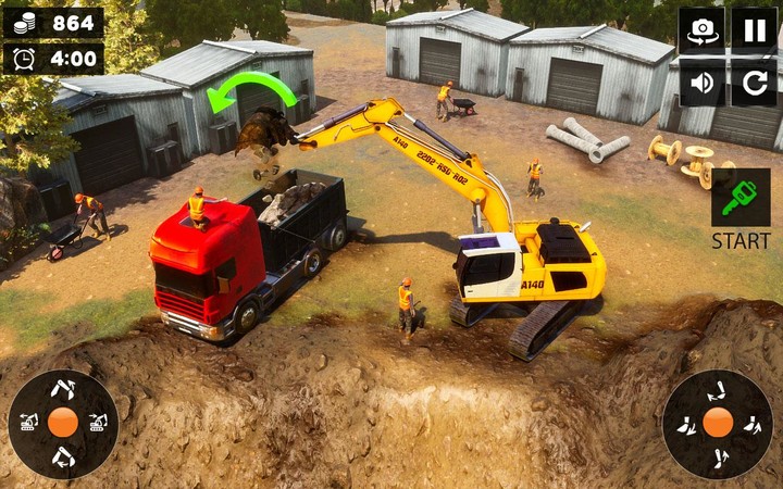 Construction Excavator Operate screenshot image 3_Androidswiki.net