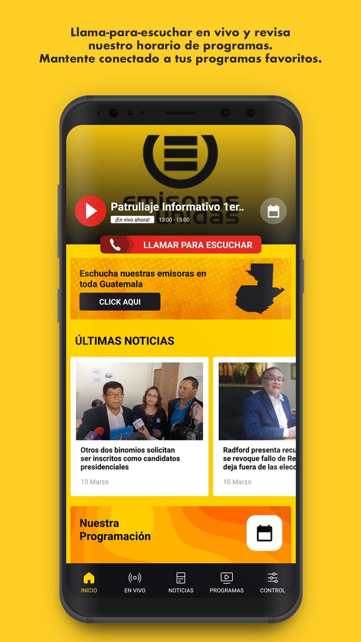 Emisoras Unidas screenshot image 3_Popularmodapk.com