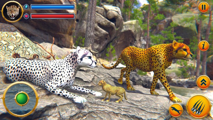 Wild Cheetah Family Simulator screenshot image 9_Androidswiki.net