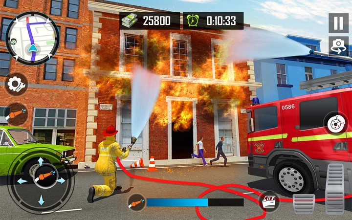 Firefighter Rescue Game Sim 3D screenshot image 8_Androidswiki.net