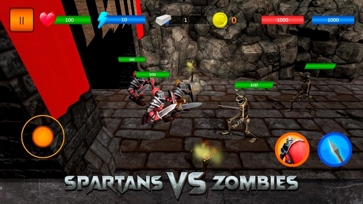 Spartans vs Zombies: Defense screenshot image 4_Androidswiki.net