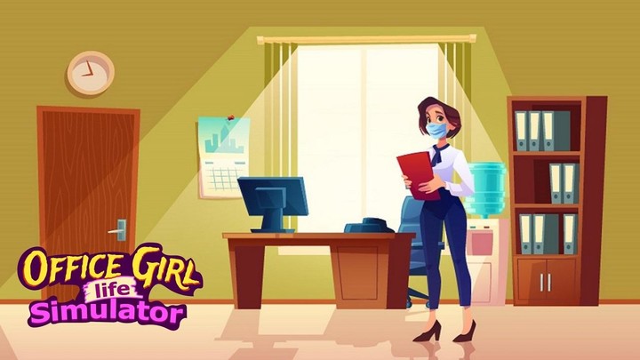 Office Girl Simulator Game 3D screenshot image 1_Androidswiki.net