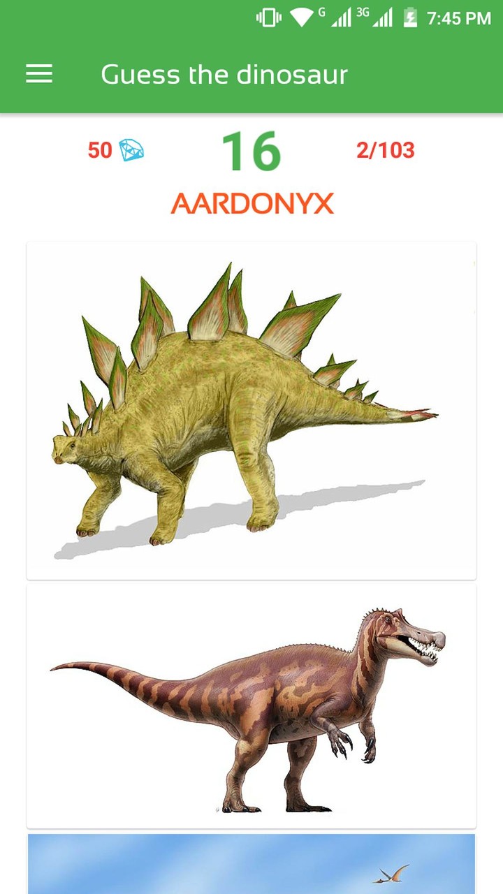 Guess the Dinosaur screenshot image 5_Androidswiki.net