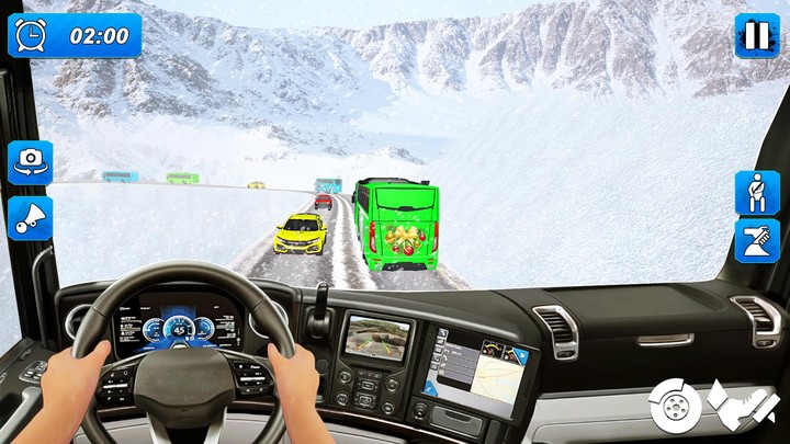 Snow Bus Simulator Games screenshot image 1_Androidswiki.net
