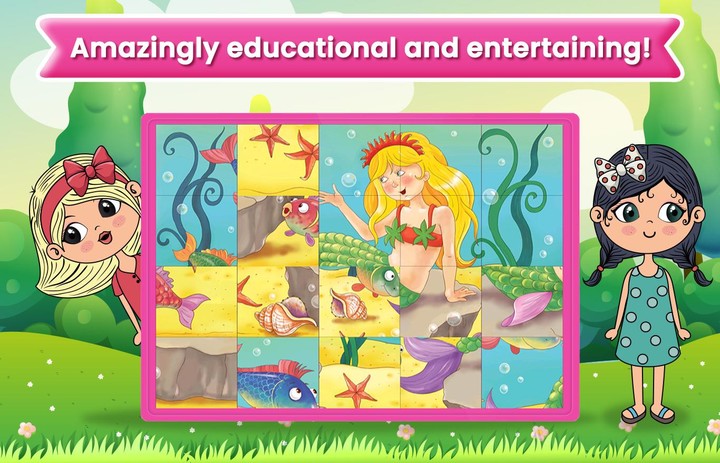 Girls Princess Jigsaw Puzzles screenshot image 3_Androidswiki.net