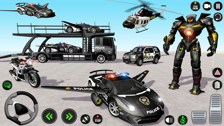 Police Transporter Truck Games screenshot image 1_Androidswiki.net