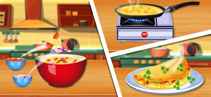 Kitchen Chef Food Making Games screenshot image 1_Androidswiki.net