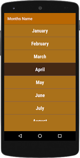 Learning Days of the Week and Months of Year names screenshot image 3_Androidswiki.net