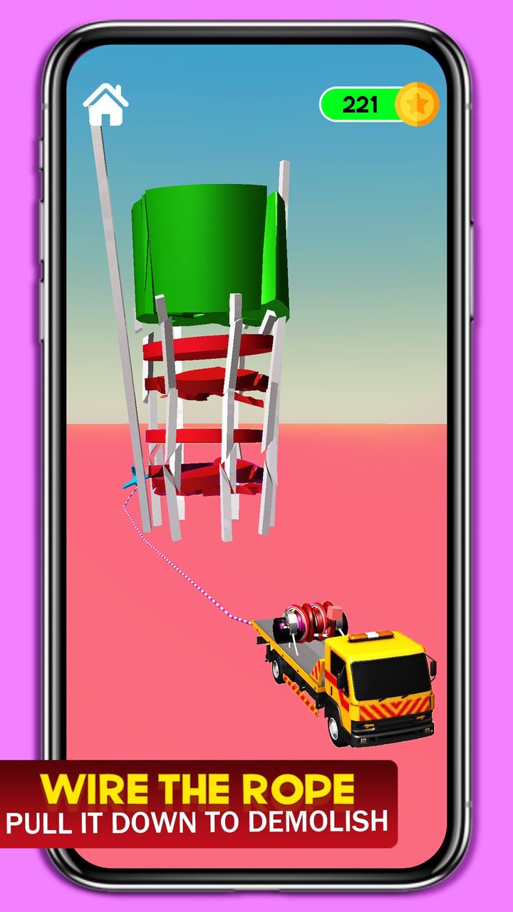 Rope Puller! Building Demolish screenshot image 10_Androidswiki.net