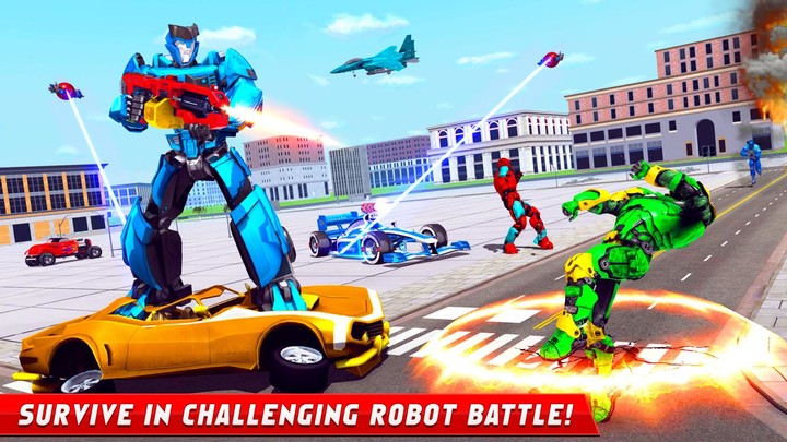 Flying Formula Car Robot Game screenshot image 4_Androidswiki.net