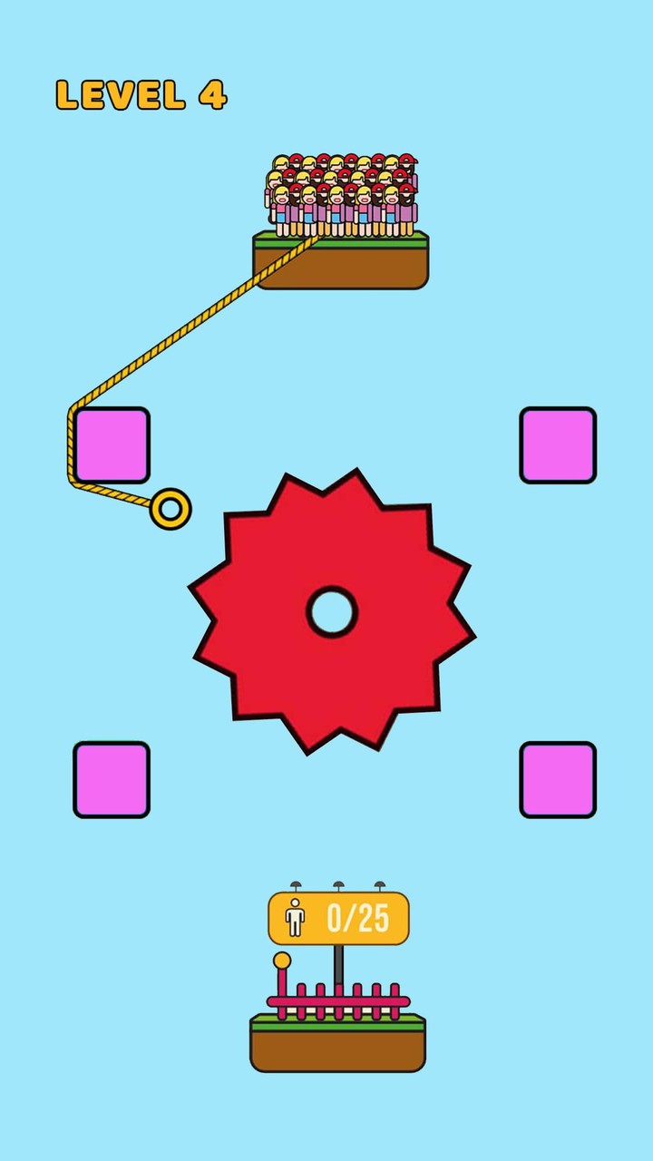 Rope Rescue! - Unique Puzzle screenshot image 1_Androidswiki.net