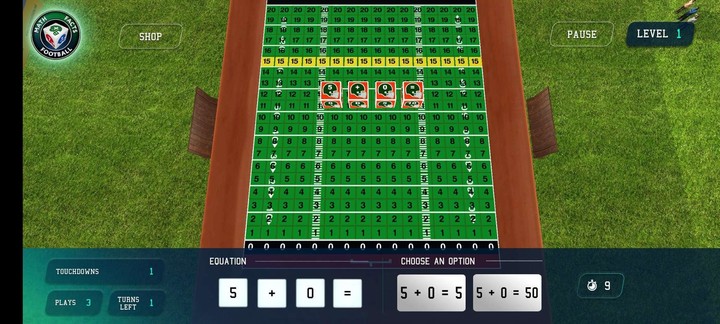 Math Facts Football screenshot image 1_Androidswiki.net