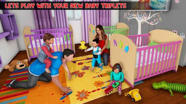 Mother Simulator Triplet Baby screenshot image 1_Androidswiki.net