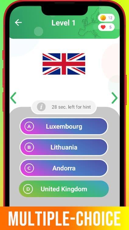 Flag Quiz: guess the flags screenshot image 4_Androidswiki.net