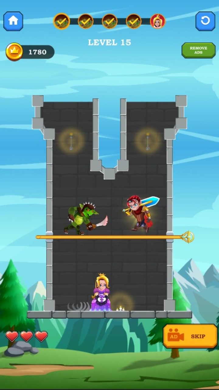 Hero Rescue : Pull the Pin screenshot image 6_Androidswiki.net