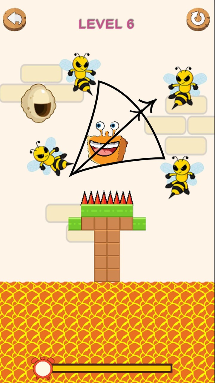 Save the Sponge : draw lines screenshot image 4_Androidswiki.net