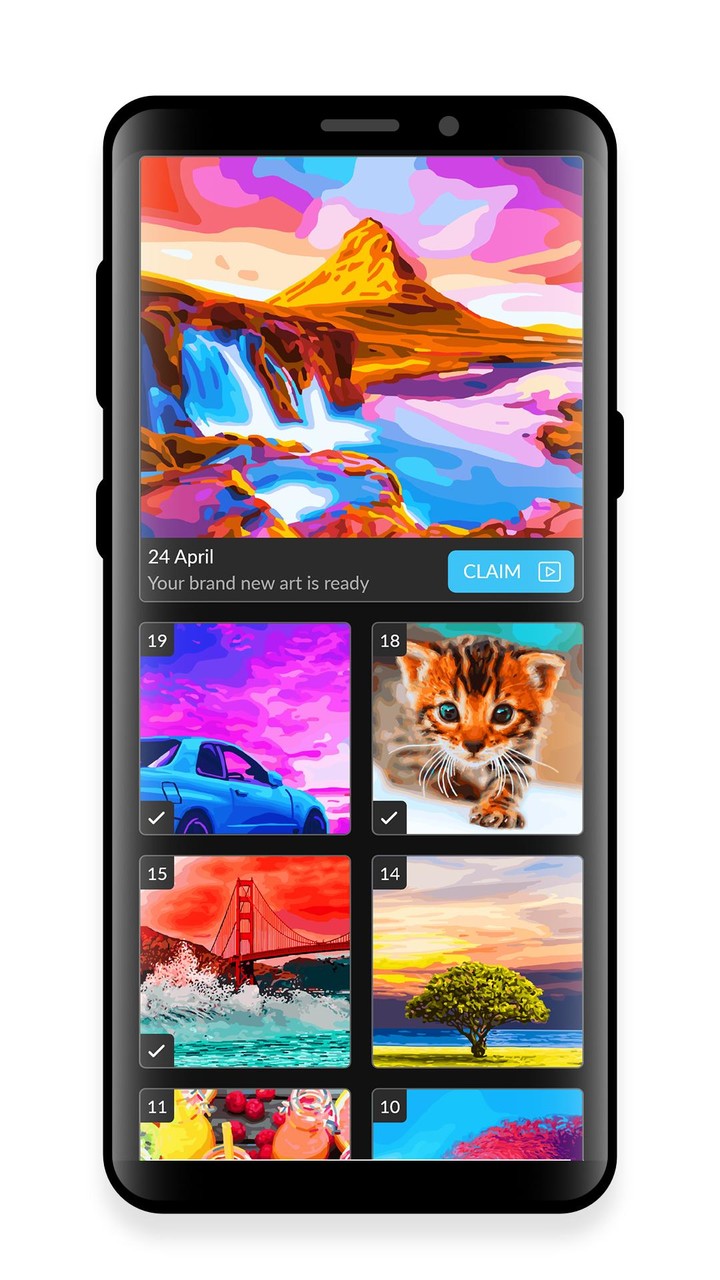 April - Oil Painting by Number screenshot image 4_Androidswiki.net