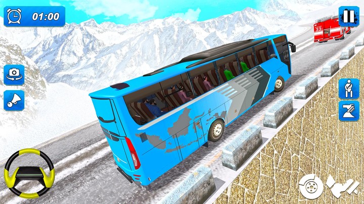Snow Bus Simulator Games screenshot image 5_Androidswiki.net