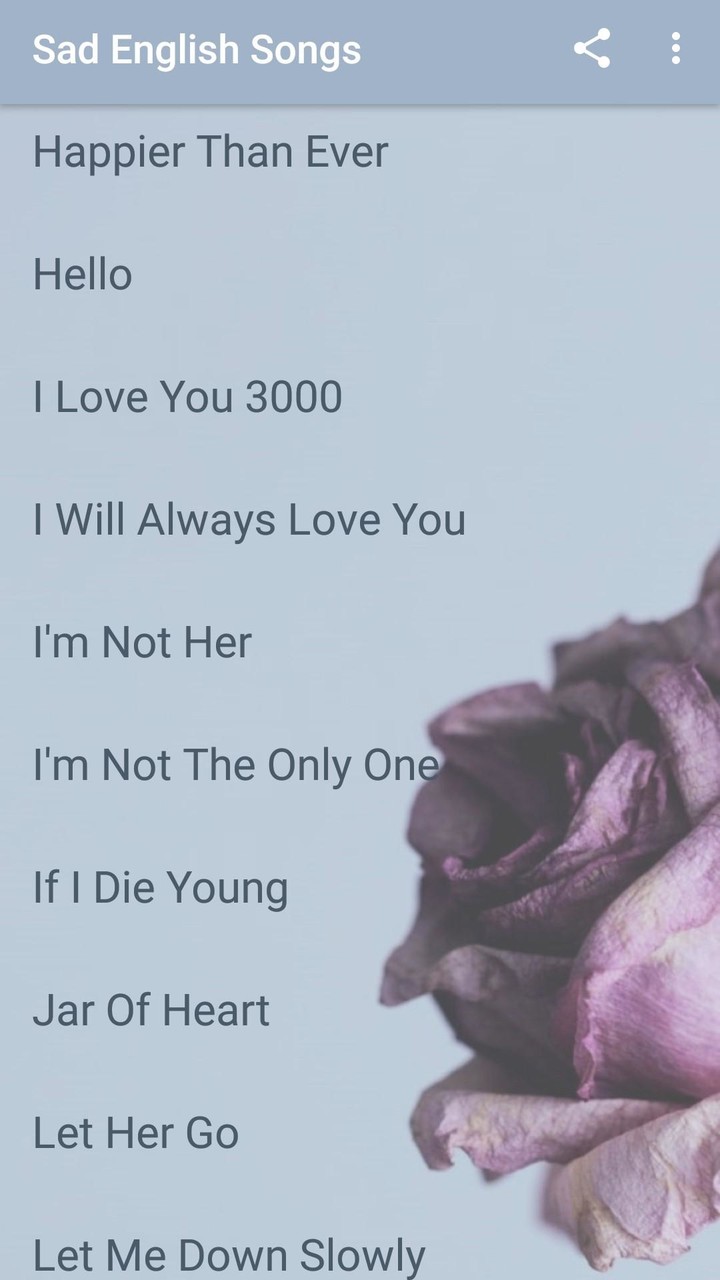 Sad English Songs screenshot image 11_Popularmodapk.com