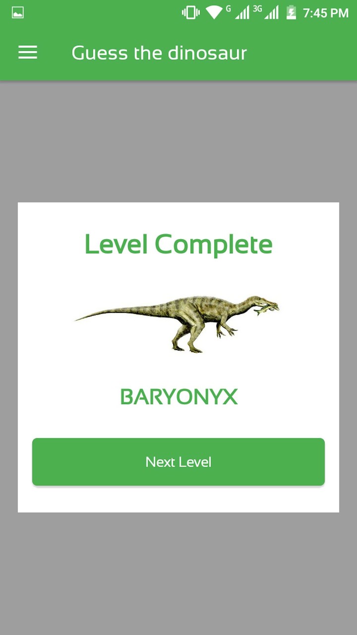 Guess the Dinosaur screenshot image 3_Androidswiki.net