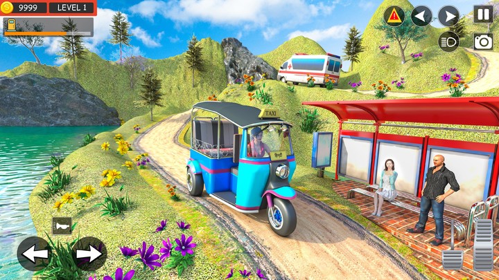 Tuk Tuk Auto Rickshaw Game 4D screenshot image 3_Androidswiki.net