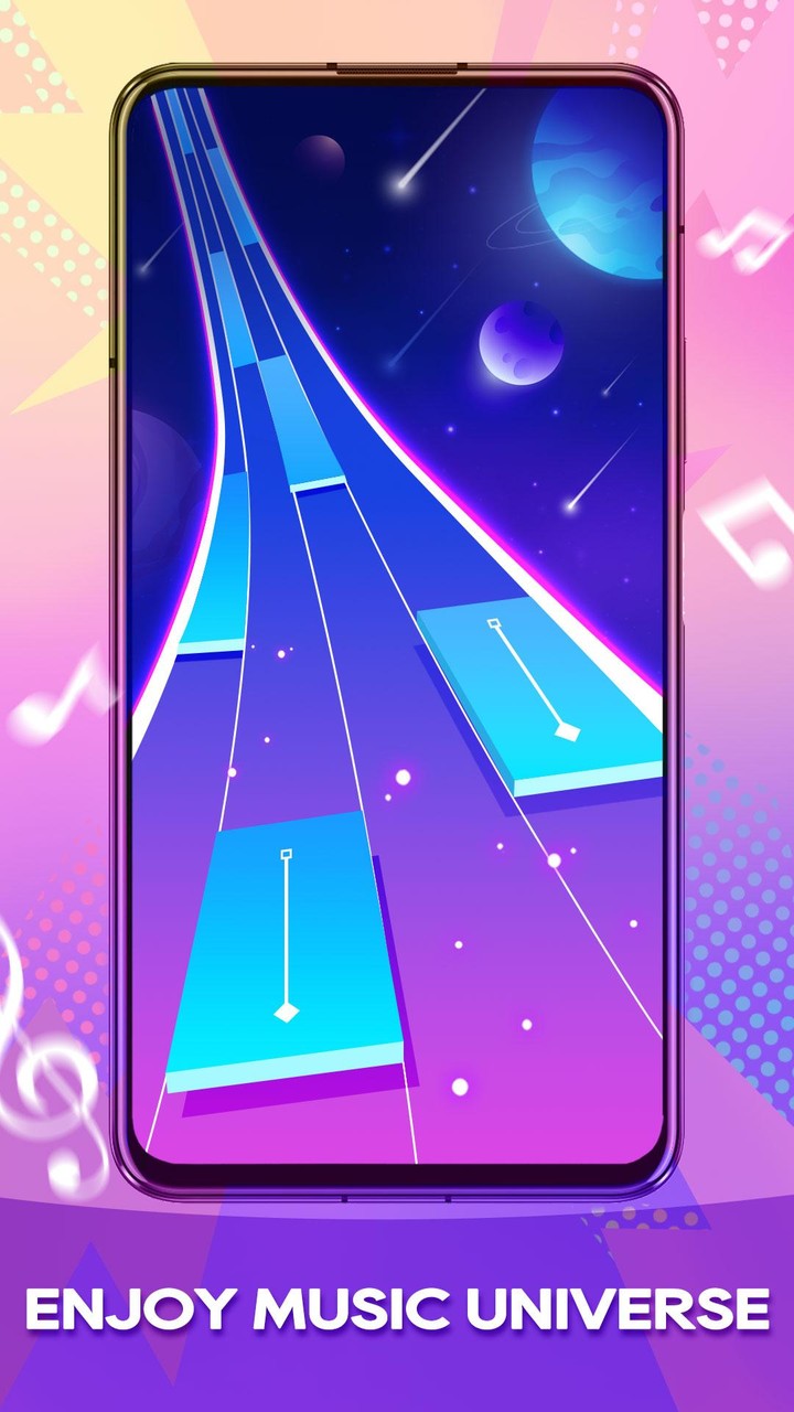 Piano Music Heart: Pop Tiles screenshot image 2_Androidswiki.net