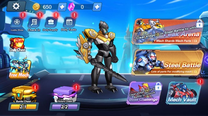 Mecha Combat - Solo Battle screenshot image 3_Androidswiki.net