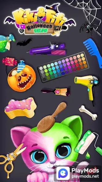 Kiki & Fifi Halloween Salon<span>(Unlimited Money)</span> screenshot image 1_Androidswiki.net