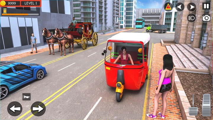 Tuk Tuk Auto Rickshaw Game 4D screenshot image 1_Androidswiki.net