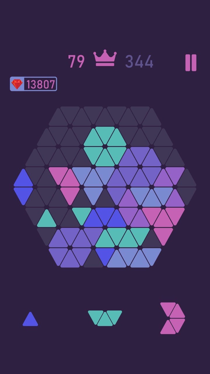Trigon : Triangle Block Puzzle screenshot image 4_Androidswiki.net