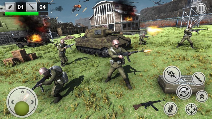 World War 2 fps shooting screenshot image 3_Androidswiki.net