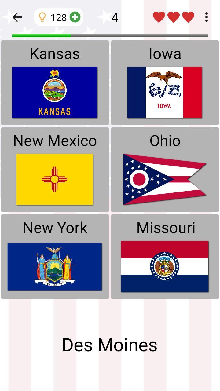 50 US States - American Quiz screenshot image 3_Androidswiki.net