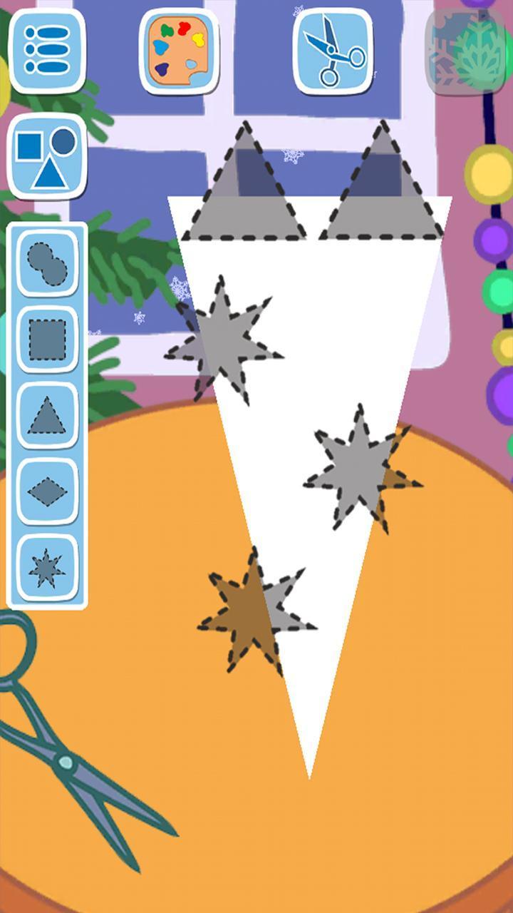 Kids handcraft: Snowflakes screenshot image 4_Androidswiki.net
