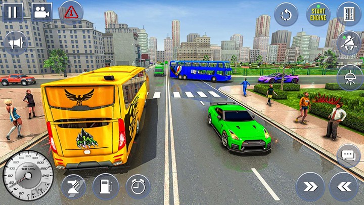 Coach Bus Simulator Racing Bus screenshot image 2_Androidswiki.net